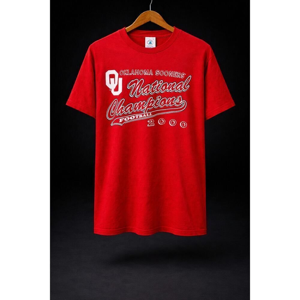 Vintage OU University of Oklahoma Sooners 2000 National Football Champions XL